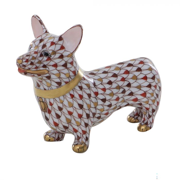 Corgi with Crown Collar