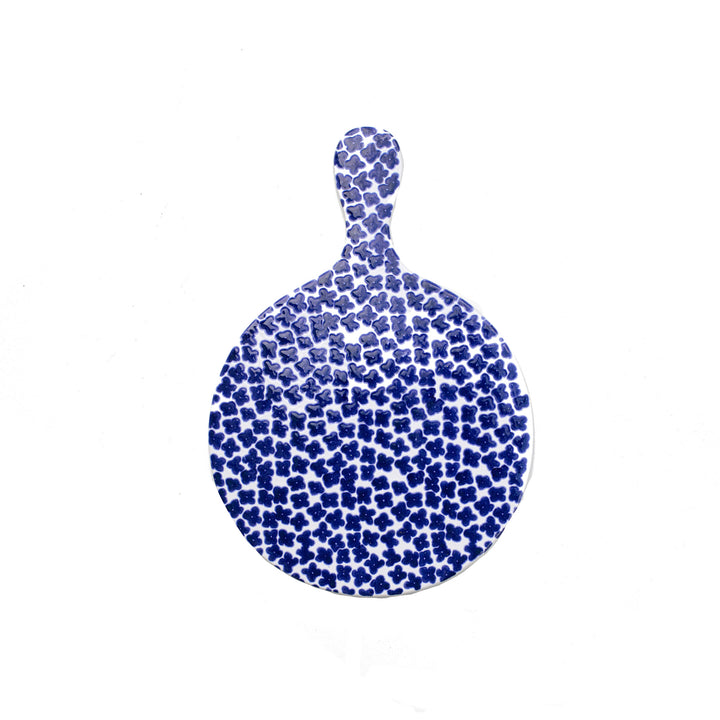 Santorini Flowers Round Cheese Board