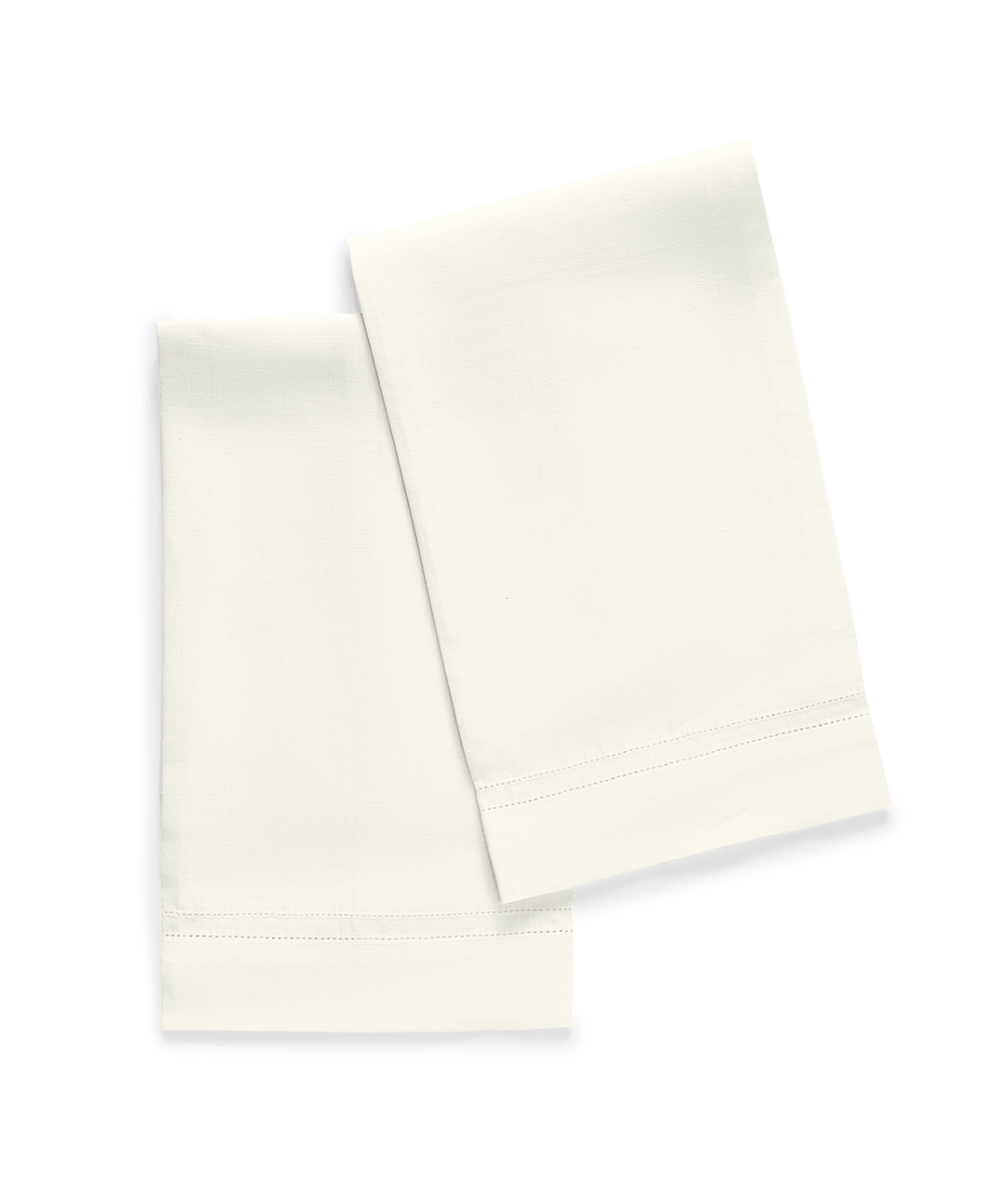 Valentina Hemstitch Linen Guest Towels (Set of 2) by Matouk