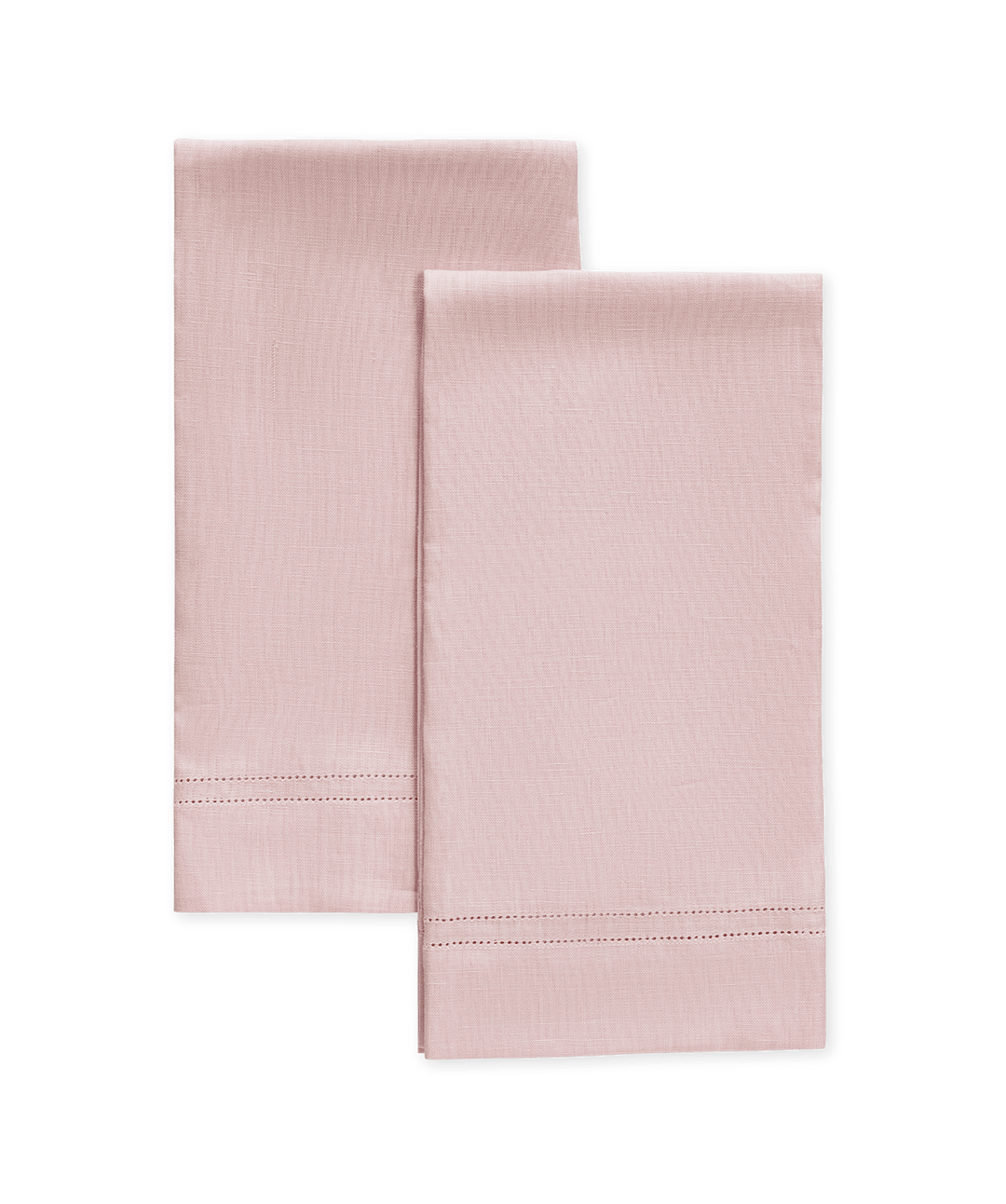 Valentina Hemstitch Linen Guest Towels (Set of 2) by Matouk