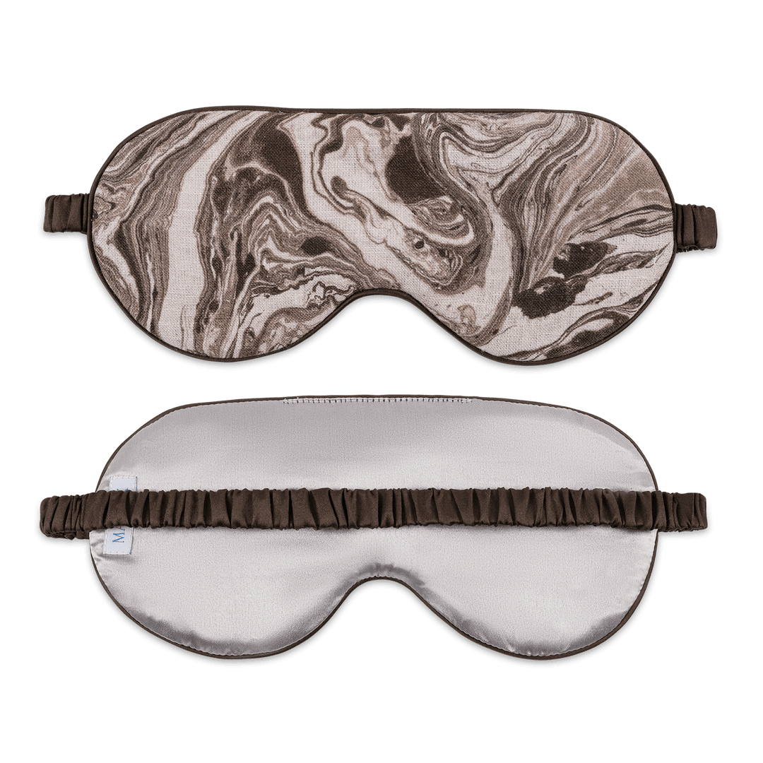 Valentina Linen Sleep Mask by Matouk