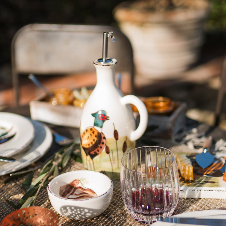 Wildlife Pheasant Handled Olive Oil Bottle