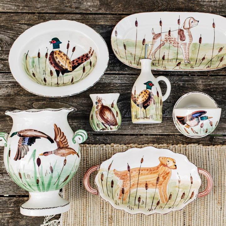 Wildlife Pheasant Handled Olive Oil Bottle