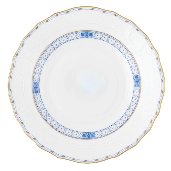 Waldstein Garland Blue Dessert Plate