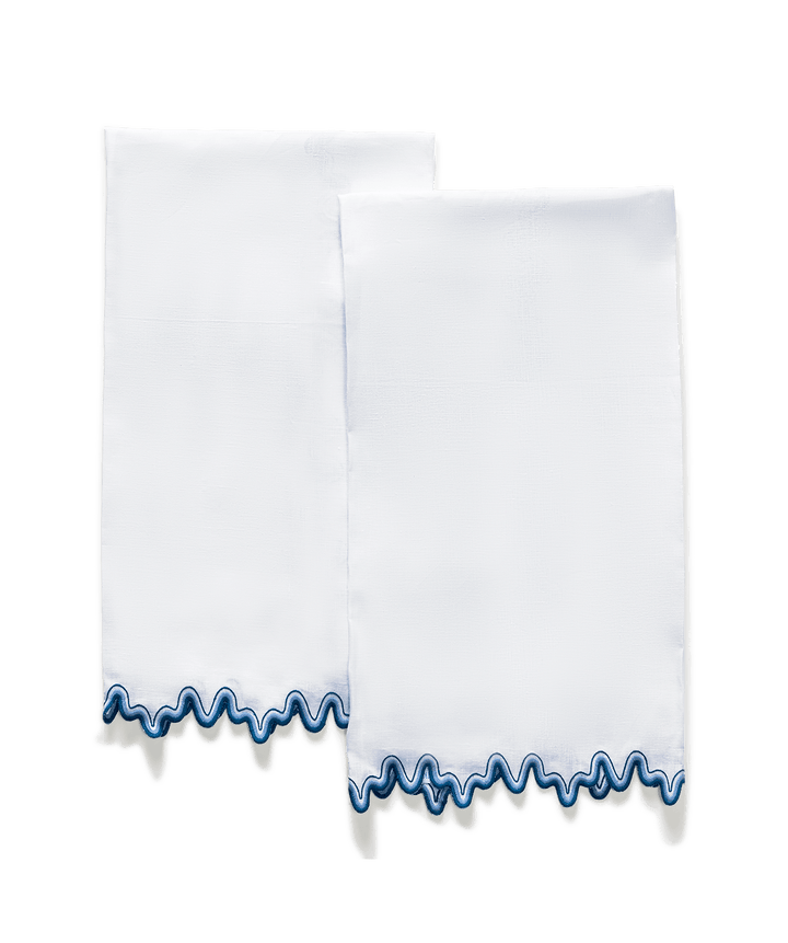 Wave Guest Towels - set of 2