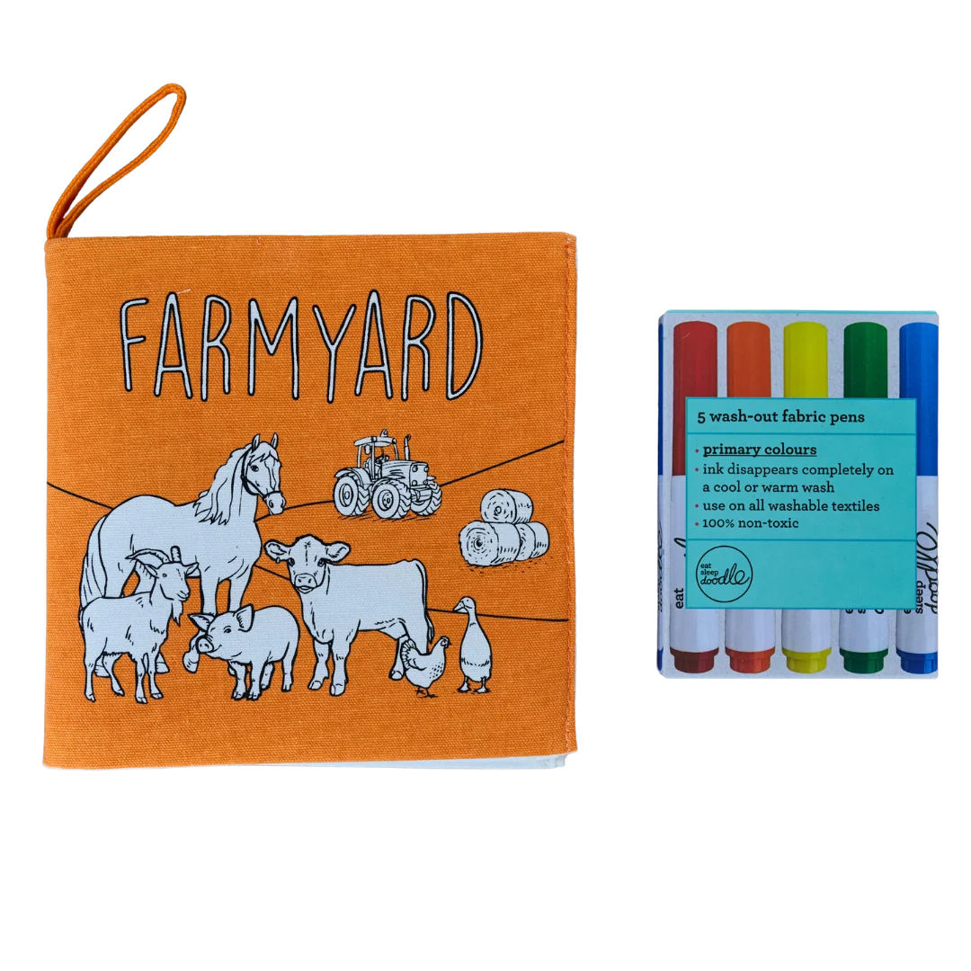 Farmyard Coloring book