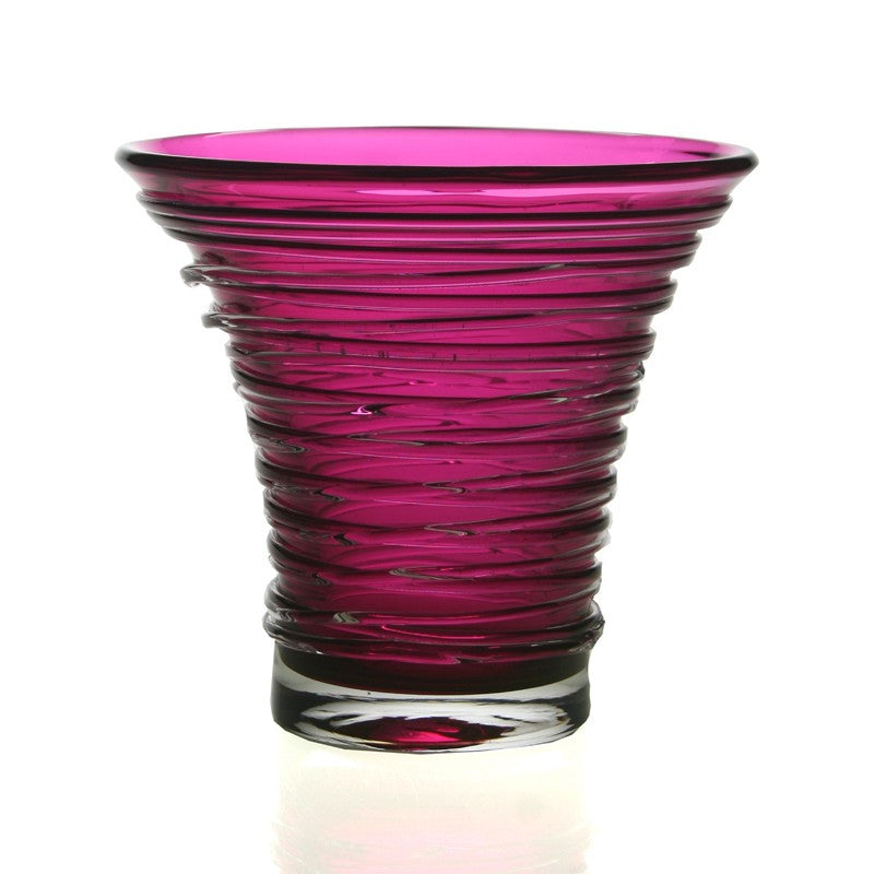Liza Vase Wine Red