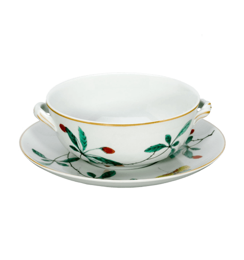 Famille Verte Famille Verte Bouillon Cup & Saucer