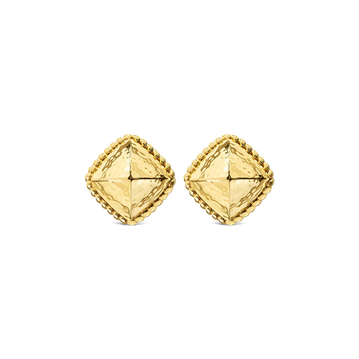 Blandine Clip Earrings- Gold