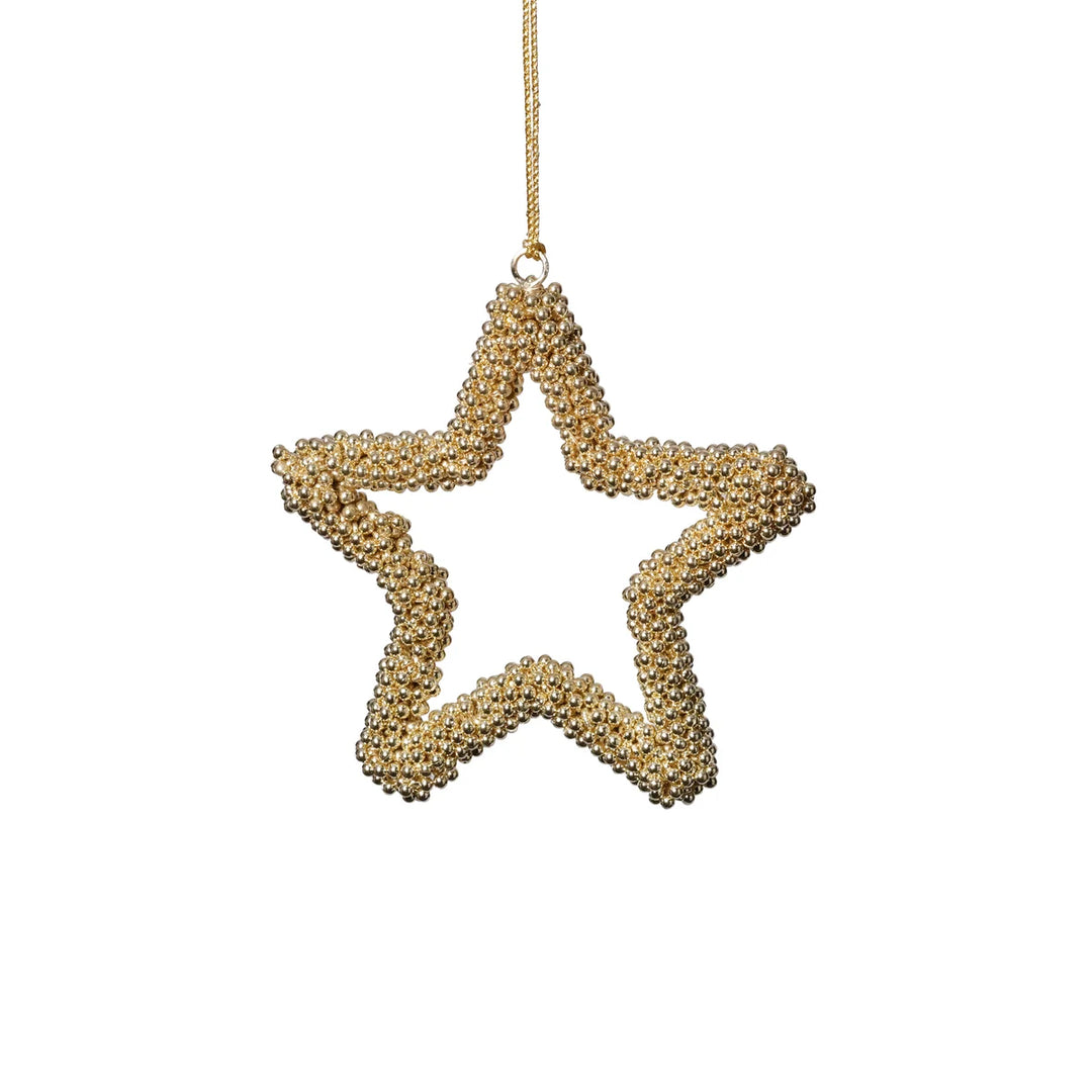 Golden Peal Ornament 4"