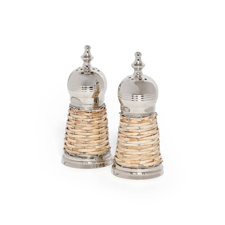 Cap Ferrat Rattan Covered Salt & Pepper Shaker