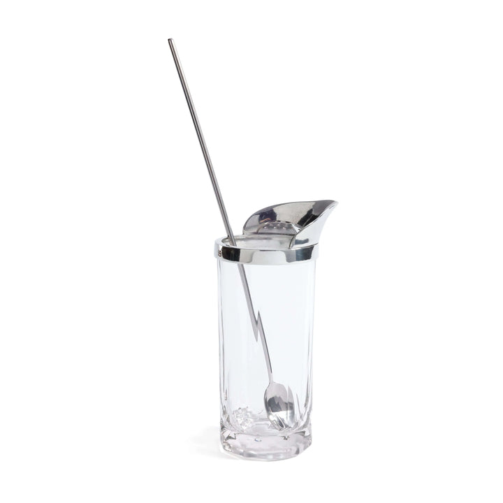 St. Anton Pewter and Glass Shaker w/Stirrir
