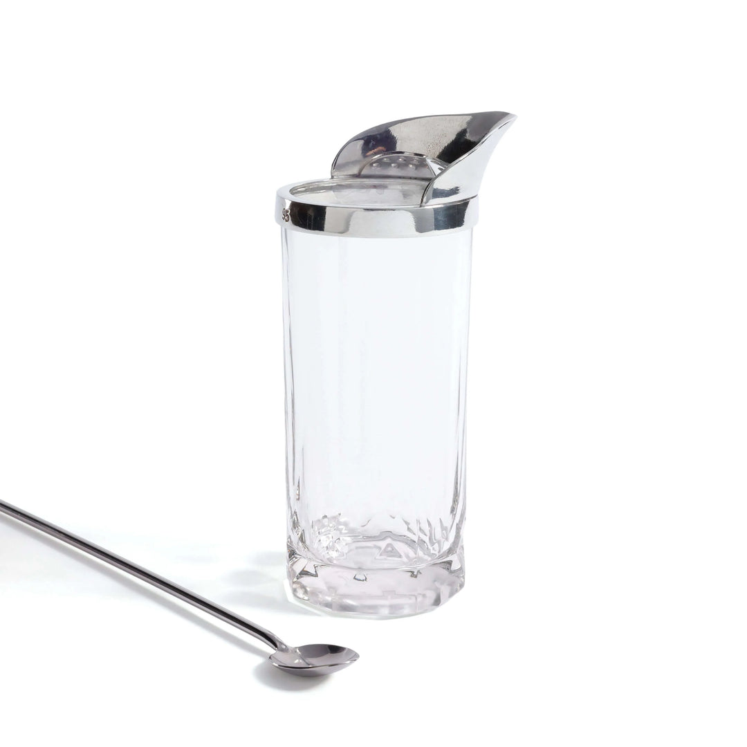 St. Anton Pewter and Glass Shaker w/Stirrir