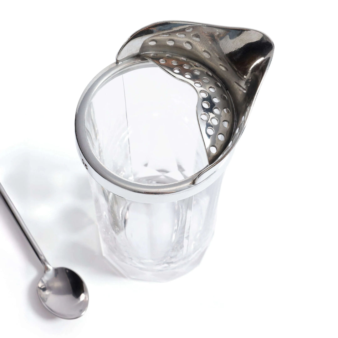 St. Anton Pewter and Glass Shaker w/Stirrir
