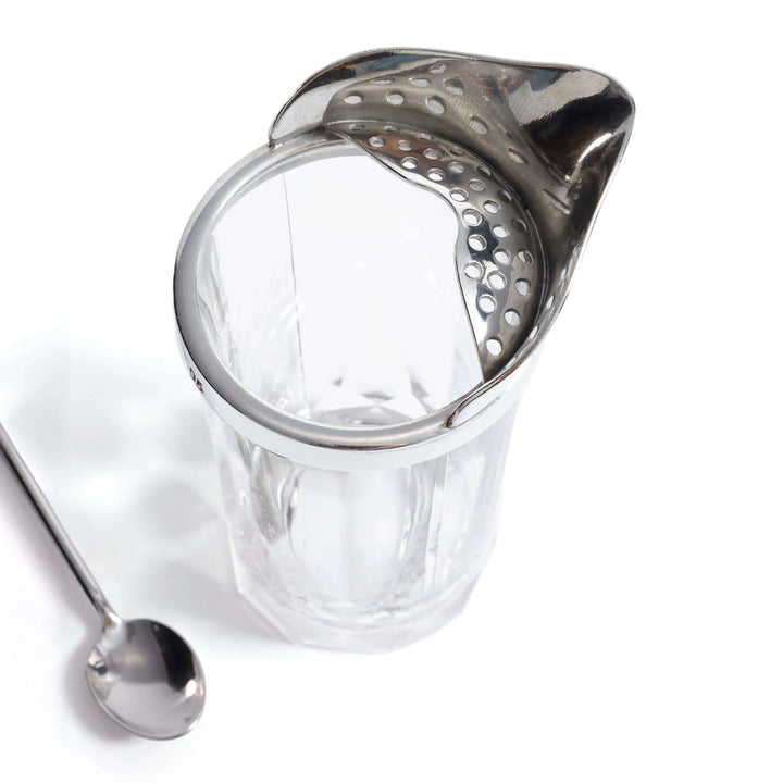 St. Anton Pewter and Glass Shaker w/Stirrir