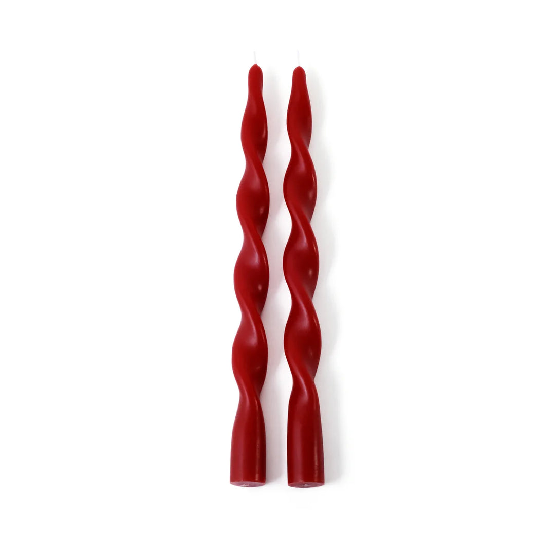 Lumiere Twist Formal Candle 12"-Set of 2