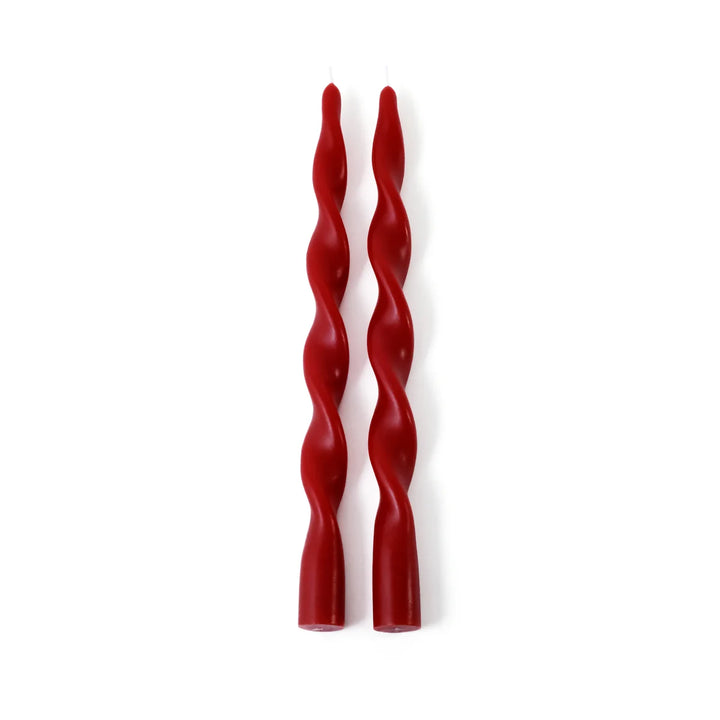 Lumiere Twist Formal Candle 12"-Set of 2