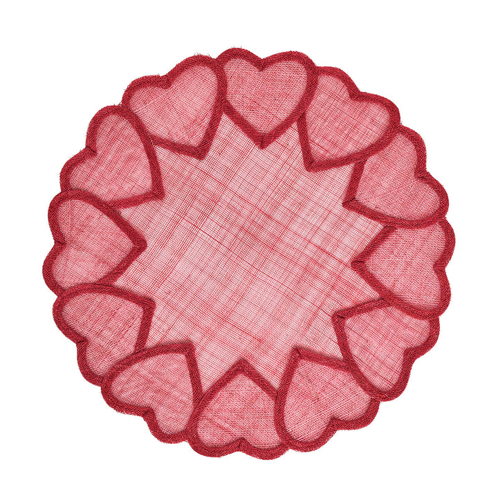 Heart Placemat - Pink