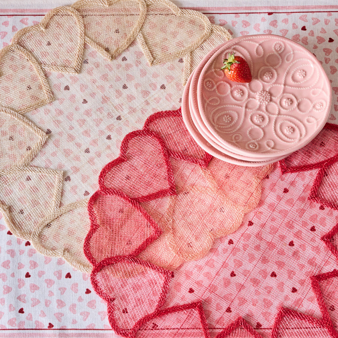 Heart Placemat - Pink