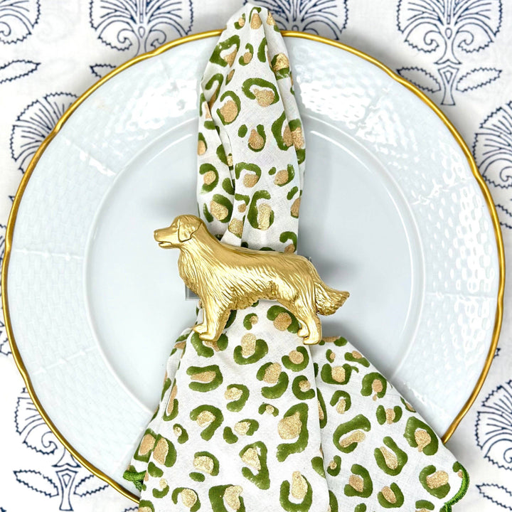 Golden Retriever Napkin Rings
