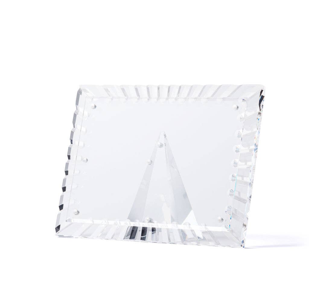 Crystal Clear Acrylic Burst Picture Frame 4"x6"