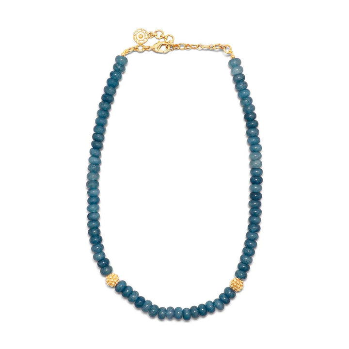 Berry Single Strand Necklace  - Ocean Jade