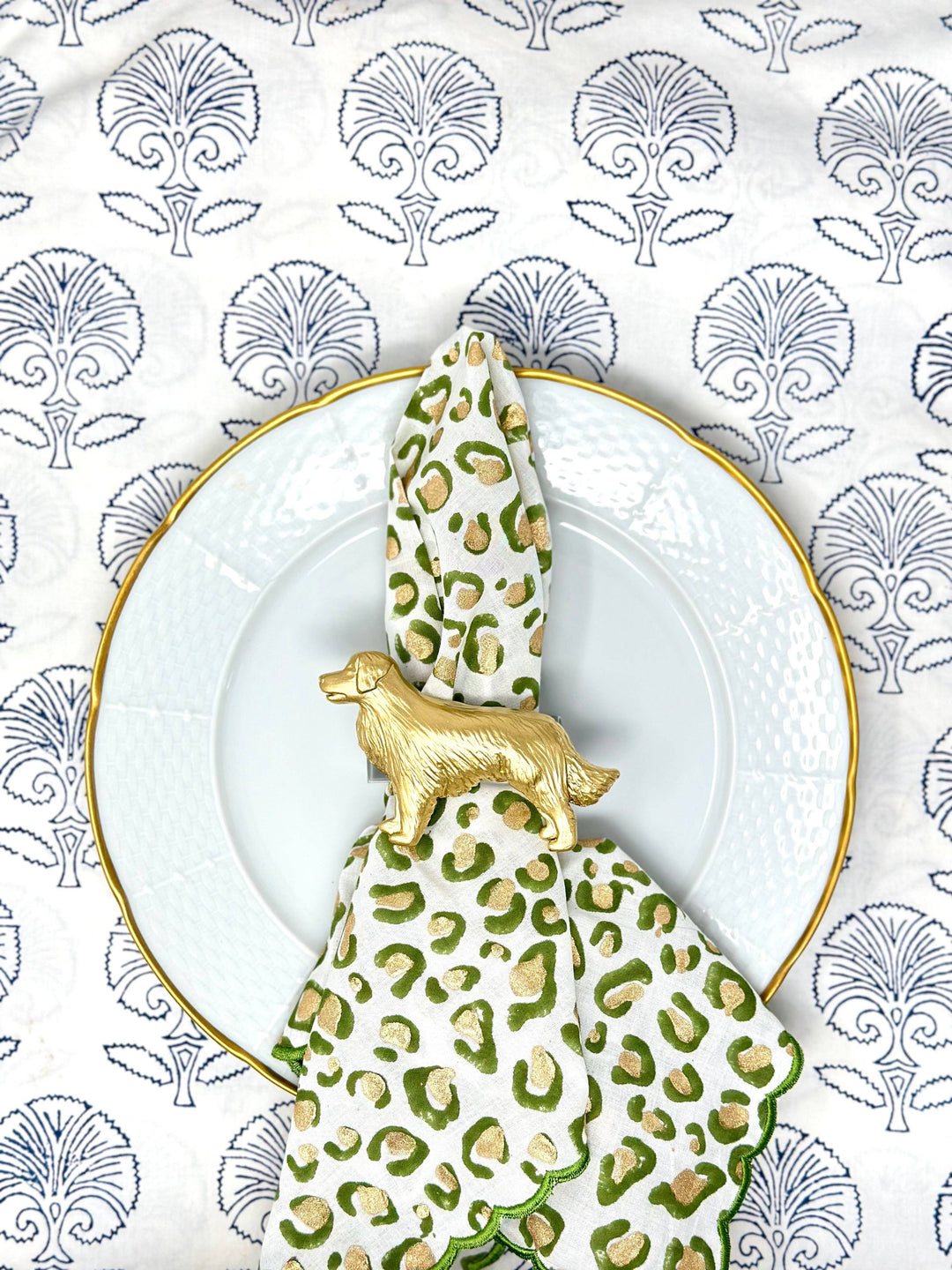 Golden Retriever Napkin Rings