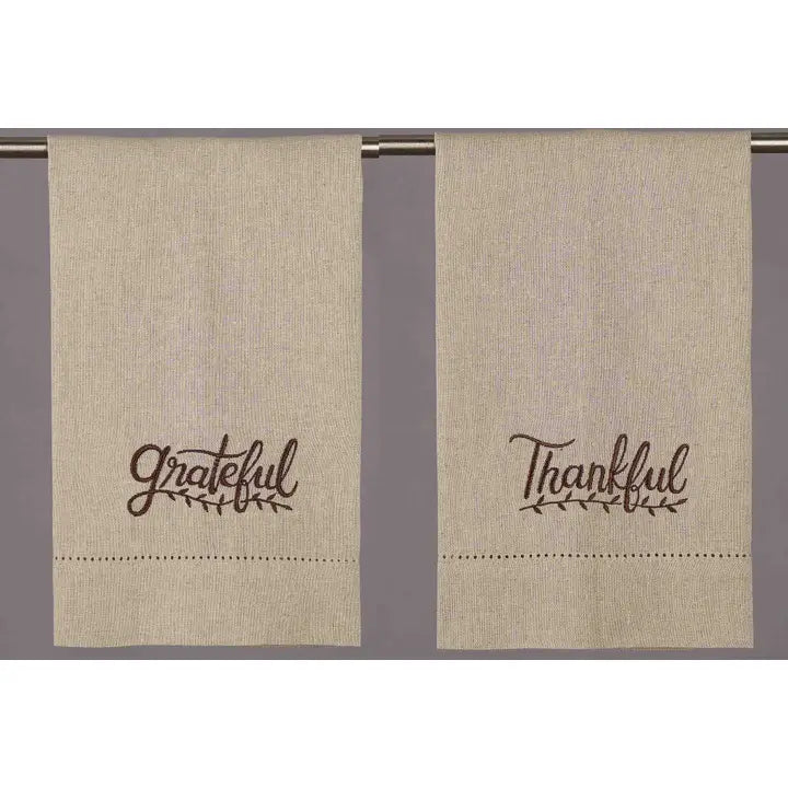 Grateful Thankful Guest Towel