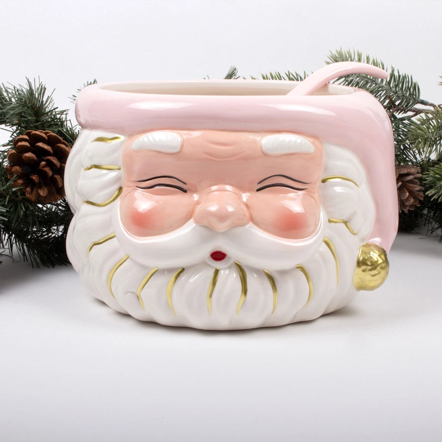 Santa Punch Bowl and Ladle