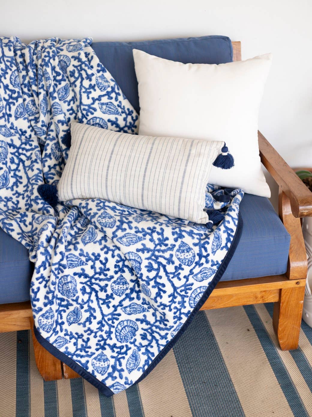 Coral & Shell Blanket