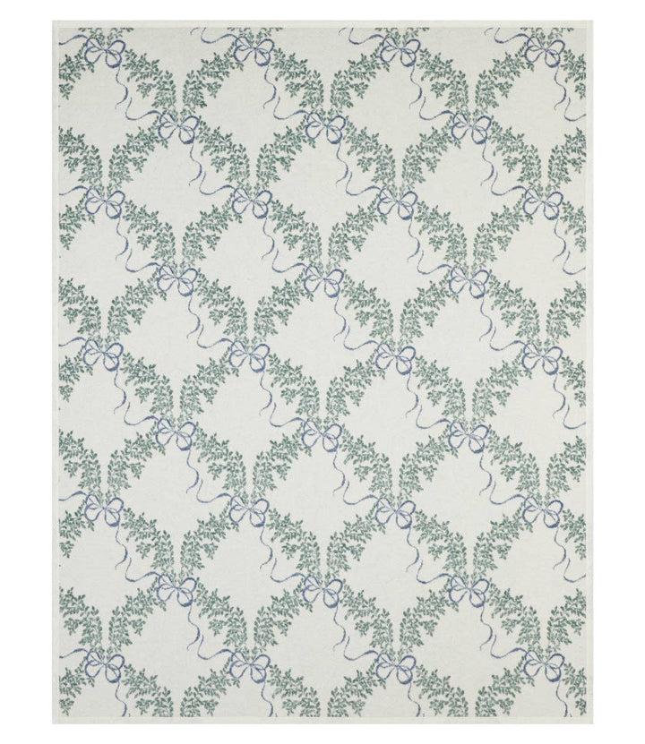 Boxwood Wreaths Blanket