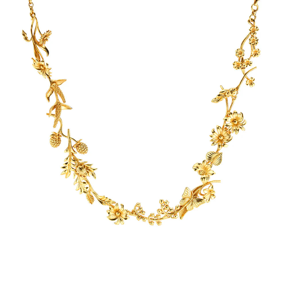 Meadow Walk Wildflower Necklace