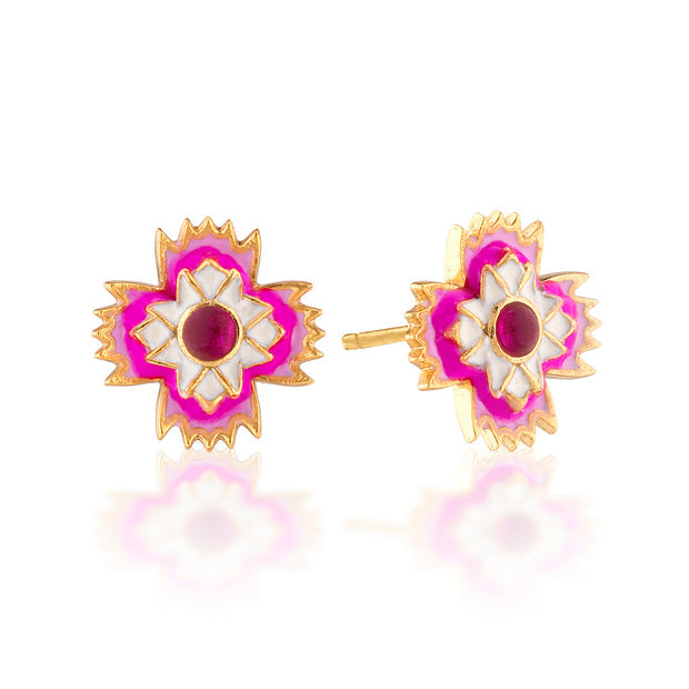 Dianthus Stud Earring