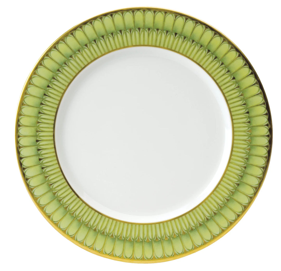 Arcades Green Dinner Plate