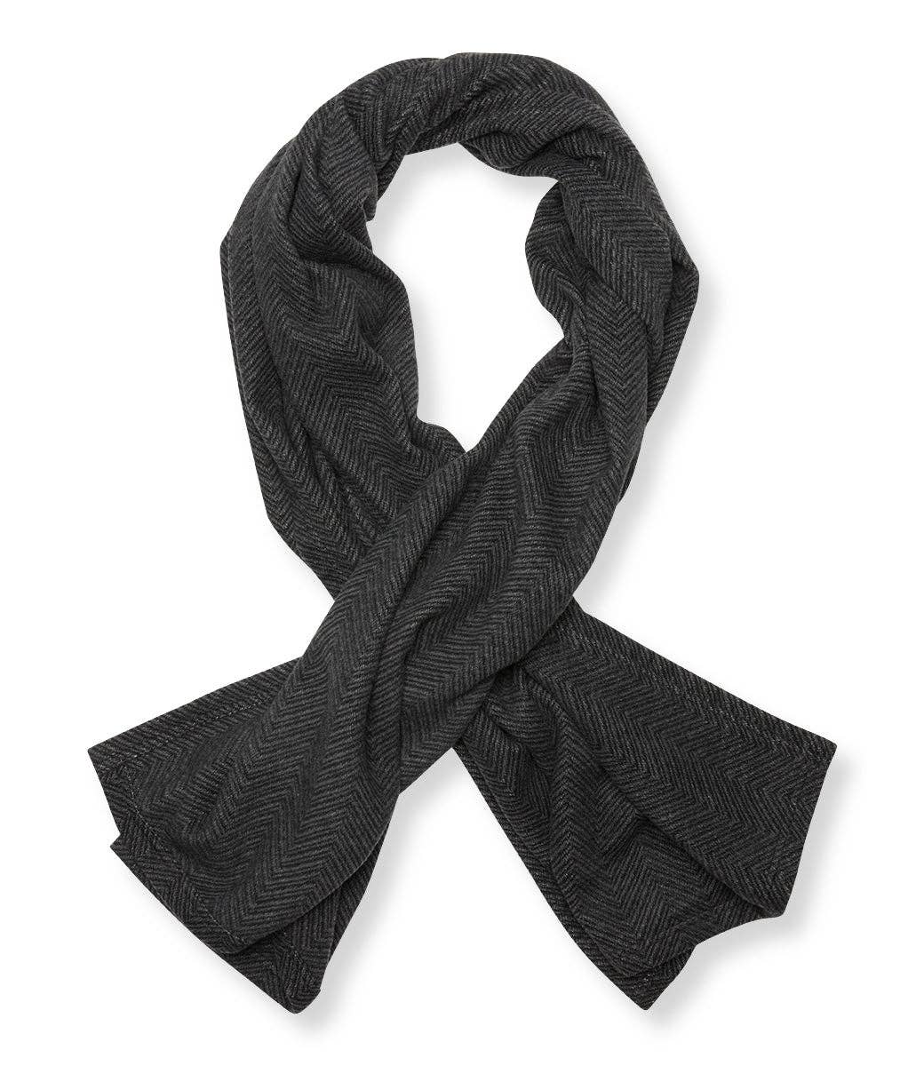 Bayside Herringbone Shawl - Ash