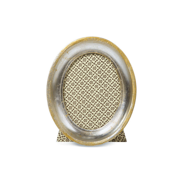 Oval Silver Leaf Florentine Frame