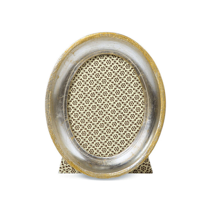 Oval Silver Leaf Florentine Frame
