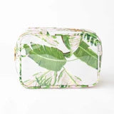 Natural Botanical Clear Coated Rectangular Cosmetic Case