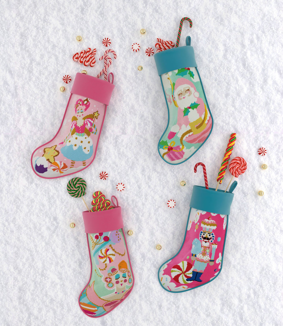 Colonel Cupcake Embroidered Stocking