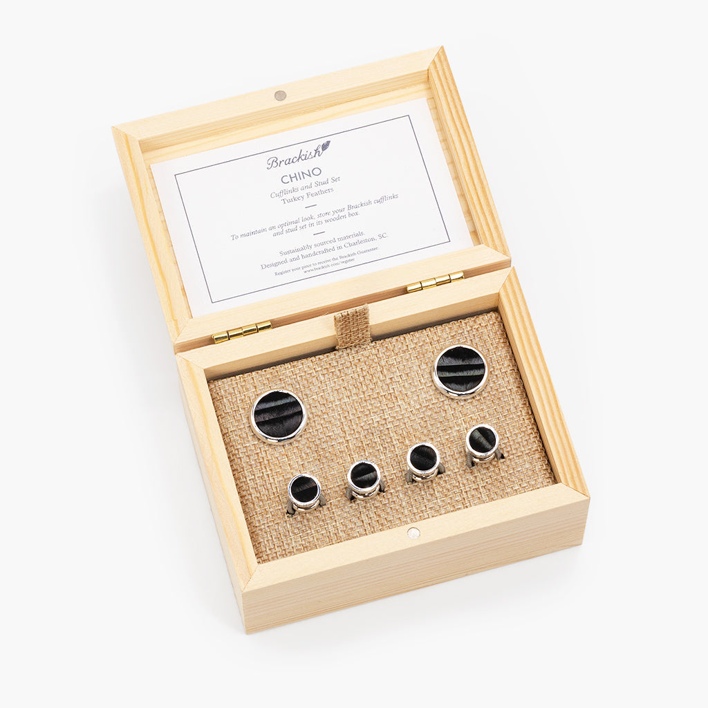 Bear Cufflink & Studs Set