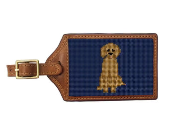 Constant Companion Needlepoint Luggage Tag