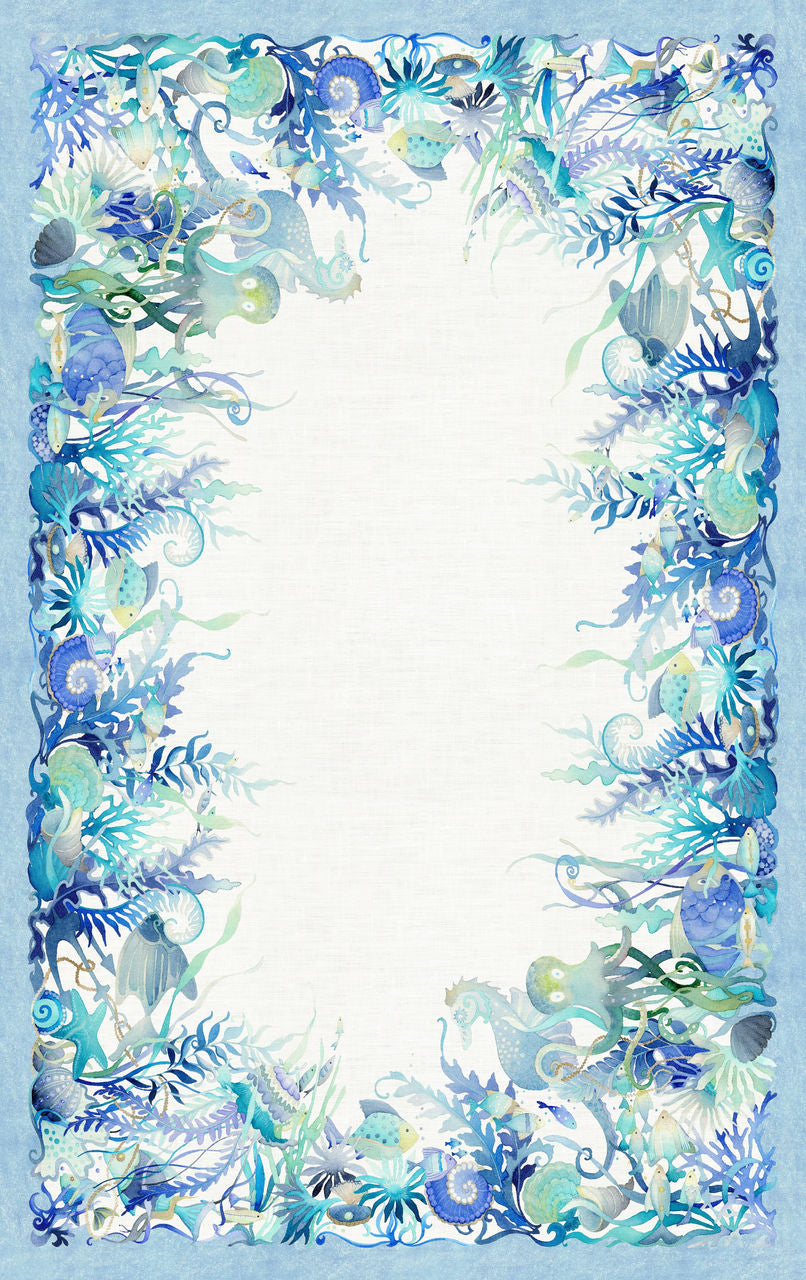 Tortuga Square Tablecloth