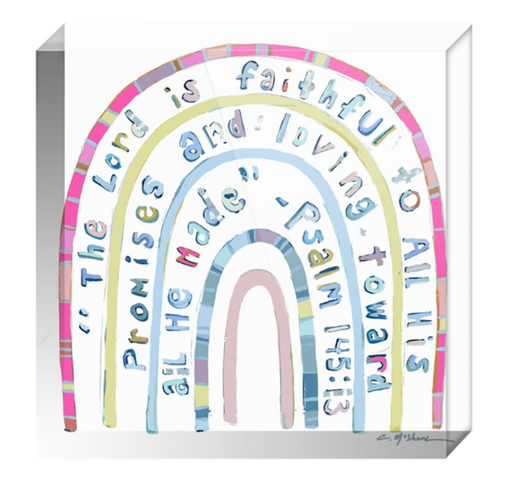 "Promise Keeper" acrylic block