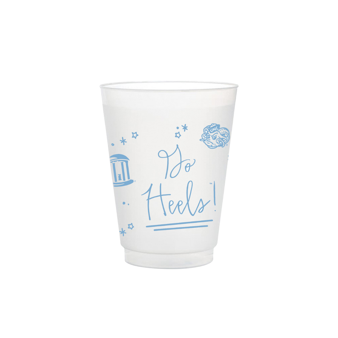 UNC Frosted Flex Party Cup (8-Pack)