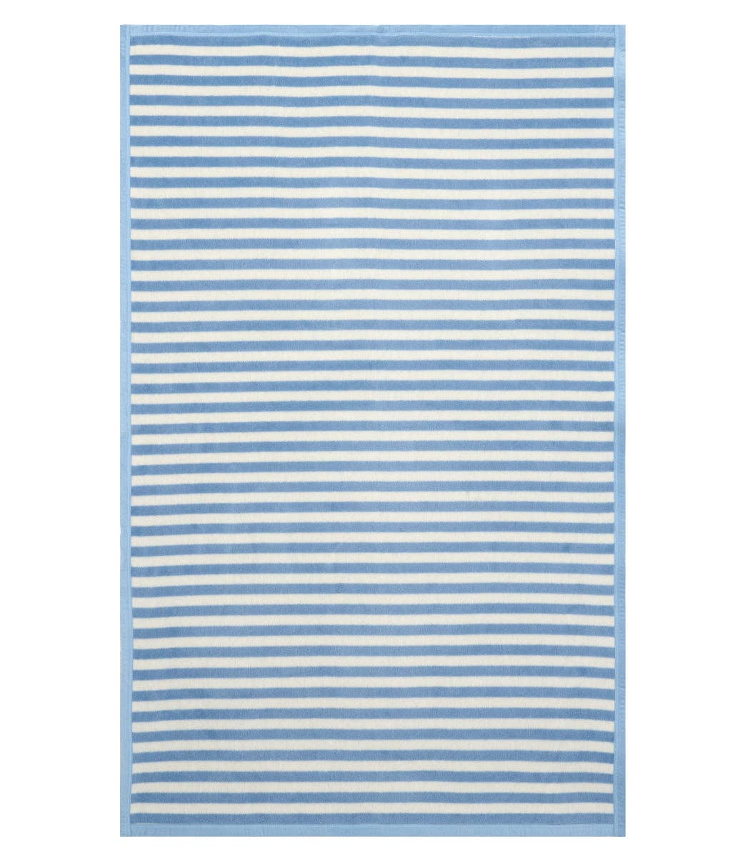 Sideline Stripe Bluebell Midi Blanket