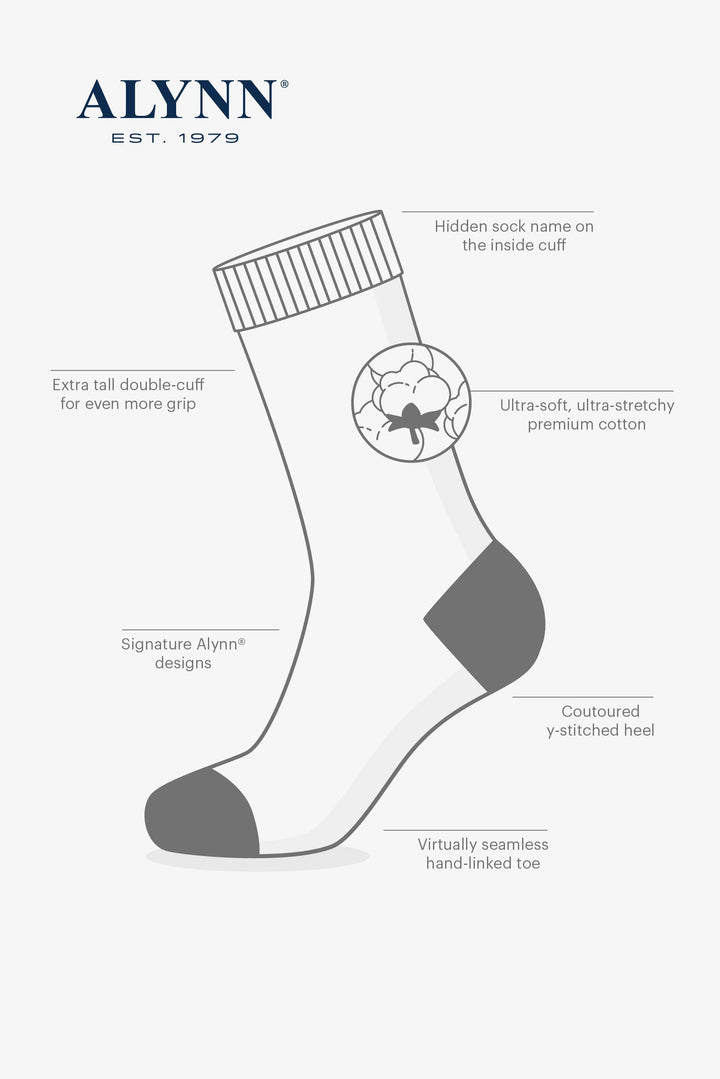 Hot Dog Dreams Carded Cotton Sock by Alynn