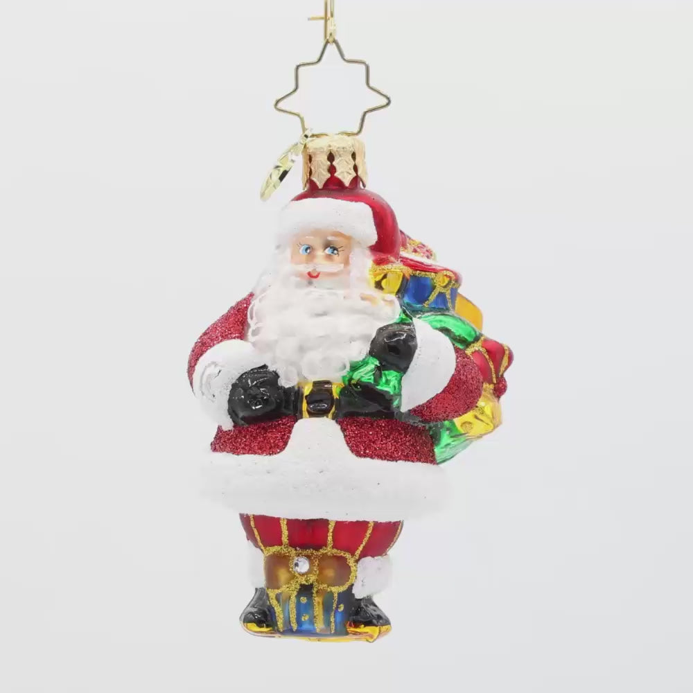 Starlit Holiday Delivery Gem Ornament