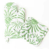 Deco Palm Oven Mitt Set