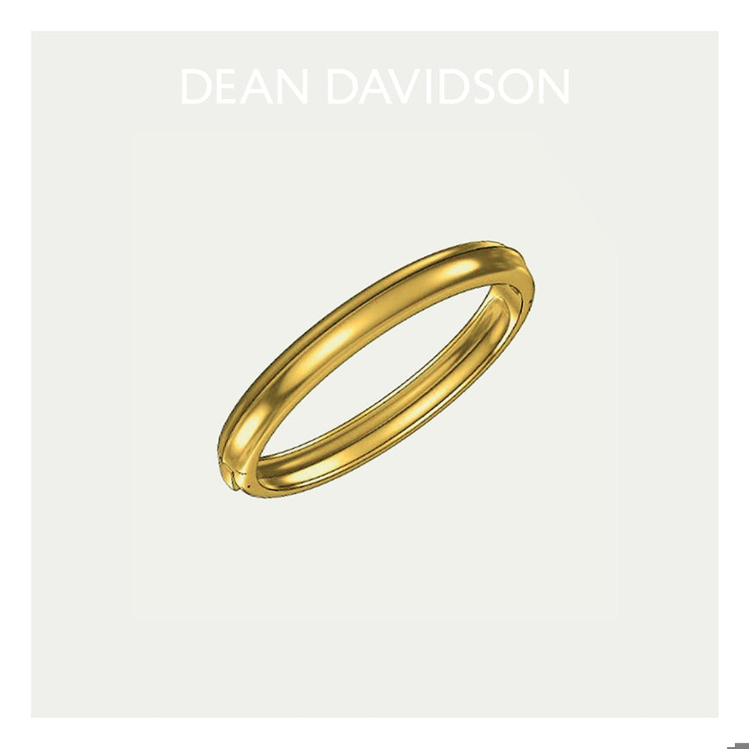Tao Hinged Bangle - Gold