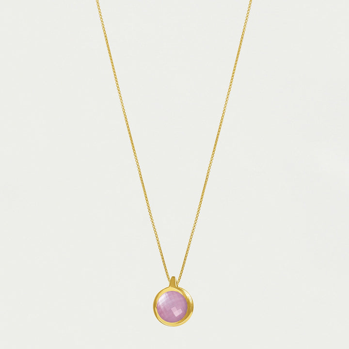 IPANEMA GEMSTONE PENDANT-Banyan Green/Siam Pink